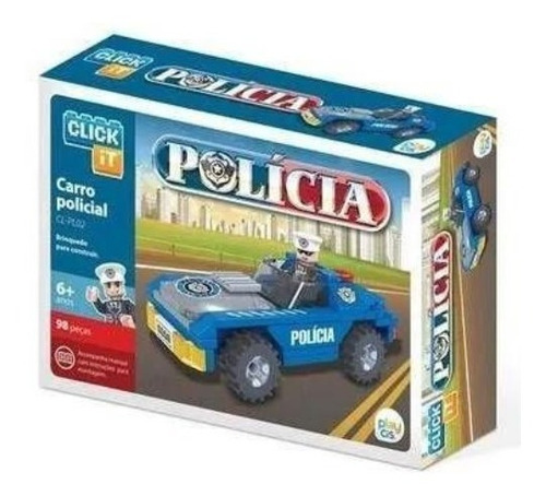 Blocos Para Montar Estação De Polícia - 22 Peças