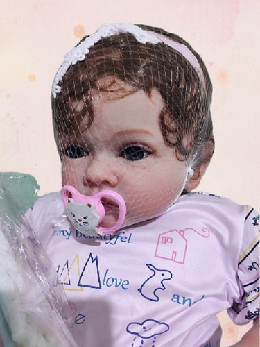 Hermosa Muñeca Reborn De Vinilo 55cm