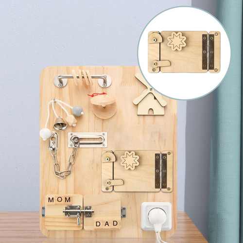 4 Tablero De Actividad Para Niños, Accesorios Diy, Puerta