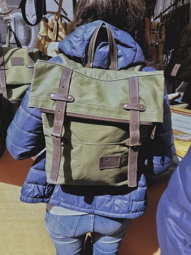 Mochila Noé Lona Algodón Impermeabilizada San Román