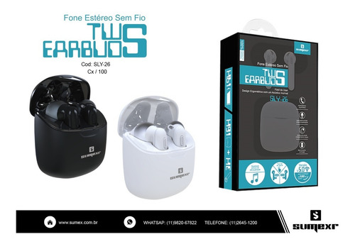 Imagem 4 de 5 de Fone Sem Fio Bluetooth iPhone Samsung Motorola Asus Xiaomi