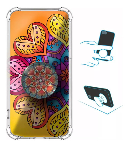 Carcasa Popsocket Mandala Para Xiaomi Redmi 12c