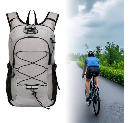 Paquete De Hidratación De Mochila De Mochila De Gris
