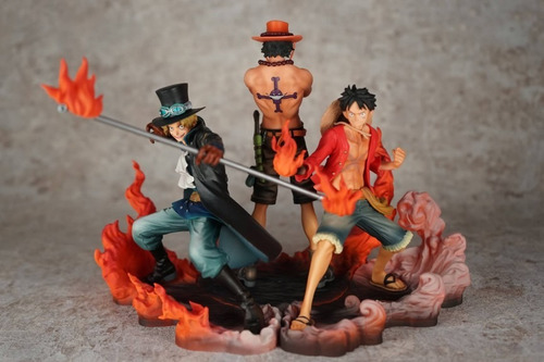 One Piece - Set De Hermanos Luffy Sabo  Ace  Figura Original