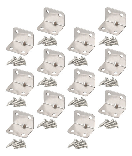 Soportes De Esquina Pequeños En Forma De L, 30 Unidades