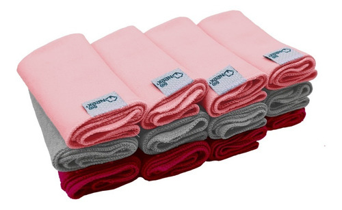 Toallas Faciales Bebe Recién Nacido Absorbente Algodón 12 Pz Niña
