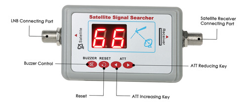 Mini Buscador Satélite Star Search Instrument Meter Buzzer
