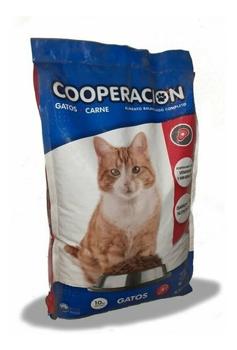 Cooperacion Gato Adulto 10 Kg Carne- Guau Yeah 