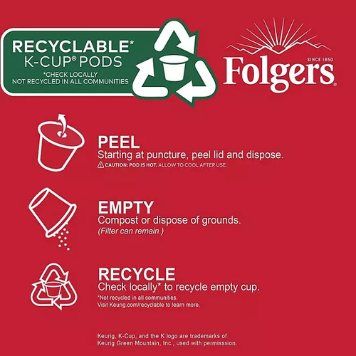 Folgers Classic Roast Coffee K-cups (100 Ct.)