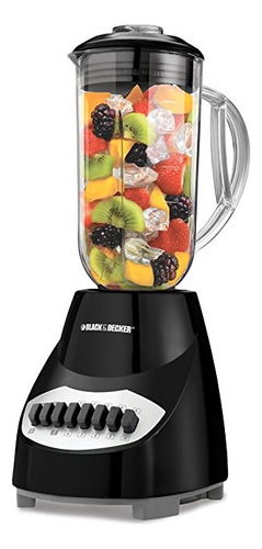 Negro + Decker Crush 10 Maestro Velocidad Blender, Negro, Bl