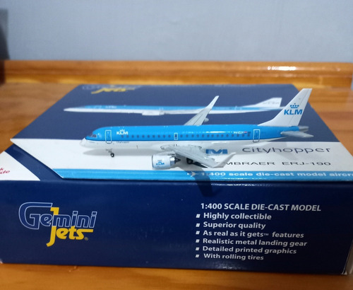 Avion Klm Embraer Erj-190 Gemini Jets 1/400 Aeromexico