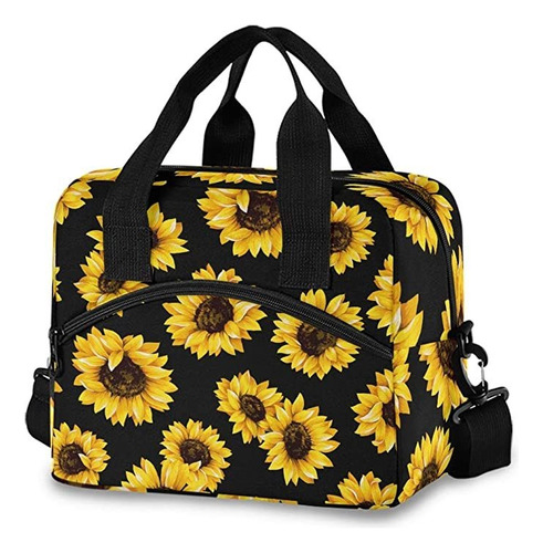 Qilmy Girasol Reutilizable Del Bolso Del Almuerzo Refrigerad