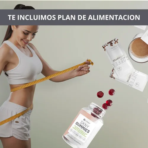Keto Coffee Pack Dúo - 15 Sobres + Skny Gummies 60 Gomitas