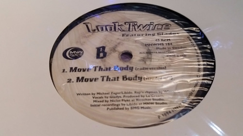 Look Twice Featuring Gladys Move That Body Vinilo Maxi Euro