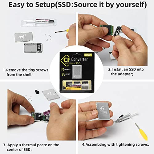 Adaptador De Tarjeta Zitay Cfexpress Tipo B A Ssd Compatible