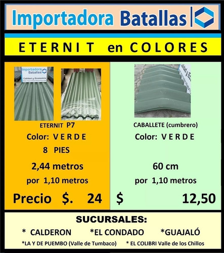 Imagen 2 de 12 de Eternit De Colores Teja Trapezoidal Industrial Galvalumen E1