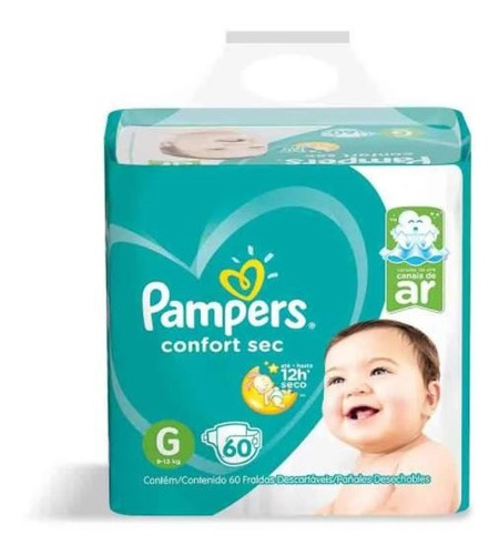 Pampers Confort Sec Grande G 9a13kg [60 Uni.]