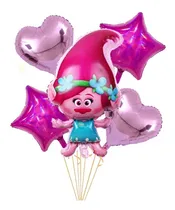 Comprar Globos Troll Poppy Kit X 5 Globos