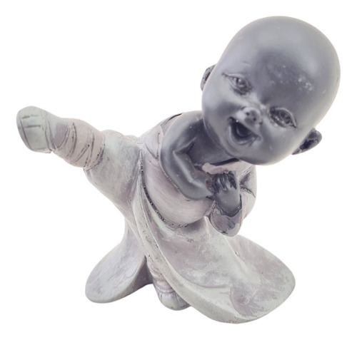 Niño Buda Bebe Sabio Figura Deco Feng Shui Zen Zn