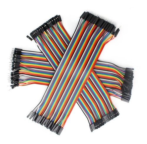 10 Cables 30 Cmt Dupont Alambres Conexión Modulos Arduino