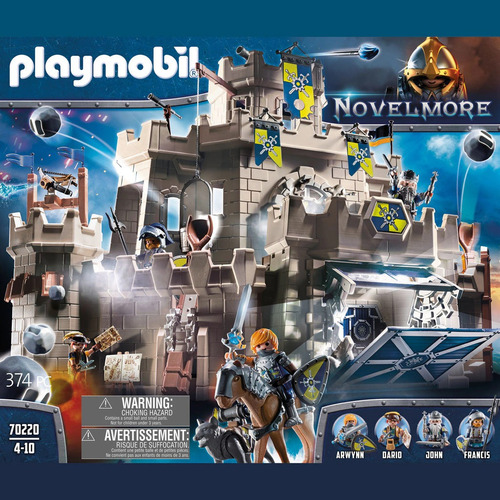 Playmobil Castillo De Novelmore +4 Muñecos +360 Acces. 70220 Gran Castillo De Novelmore