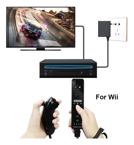 Mando A Distancia Inalámbrico Integrado Motion Plus Para Wii