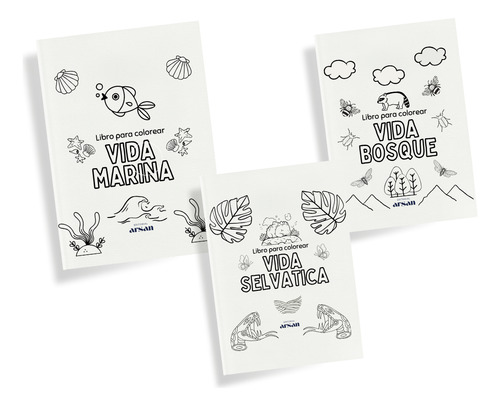 Dibujos Para Colorear 3 Libros De Animales Pdf Para Imprimir