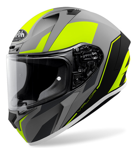 Cascos Para Moto Airoh Original Valor Wings Amarillo