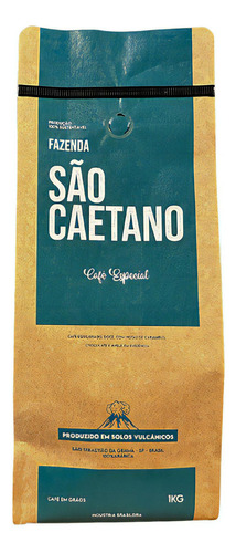 Café Especial E Premiado São Caetano 1 Kg Grãos Torra Média