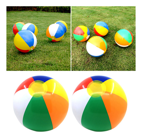 8 Peças De 23 Cm Summer Ball Beach Toy Random Color