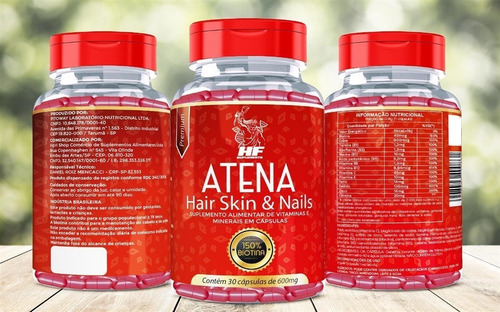 Imagem 4 de 6 de 20x Atena Tratamento P/ Fortalecer Unhas E Cabelo Quebradiço
