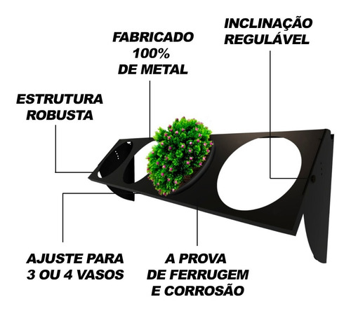 Imagem 3 de 6 de Jardim Vertical Parede Muro Verde 1 Metro