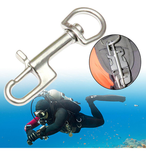 2 Ojo Giratorio Gancho A Presión Tech Buceo Buceo Scuba 90
