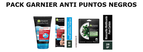 Garnier Pack Pure Active Gel + Pell + Mascarilla