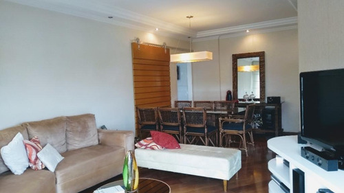 Belíssimo Apartamento Todo Planejado Com 104m², 3 Dormitórios, Sendo 1 Suíte, Andar Alto, Face Norte - Ap0230