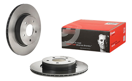 1- Disco Ventilado Trasero Izq/der Koleos 17/20 Brembo