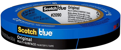 Cinta Enmascarar Azul Pintor 3m 18mm X 55mts Electroimporta