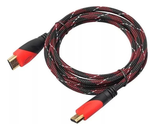 Cable Hdmi Mallado Full Hd 3mts Excelente Oferta!