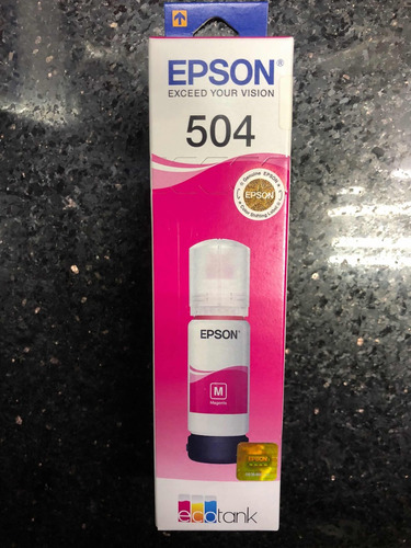 Tinta Original Epson 504 Magenta T504320 L4150/ L6161 70 Ml