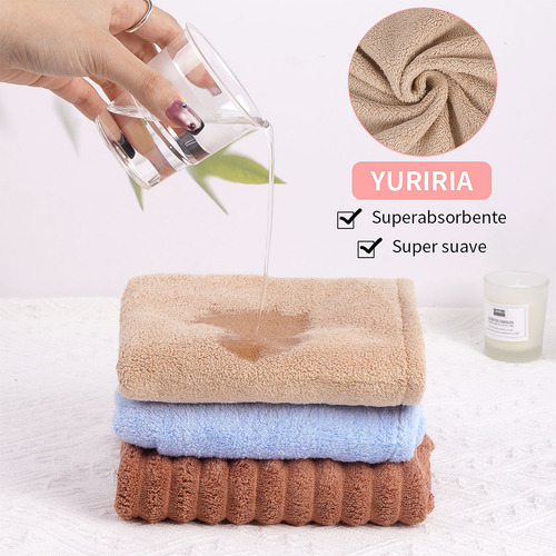 ` Toalla Cabello Microfibra Secado Rápido Gorro Turbante