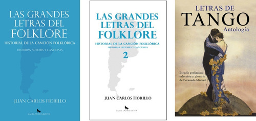 Grandes Letras De Folklore 1 Y 2 / Letras De Tango - Pack