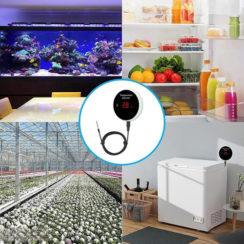Sensor De Temperatura Wifi, Mxwtr-003, 3 Pzas, Lcd, Blancoyn