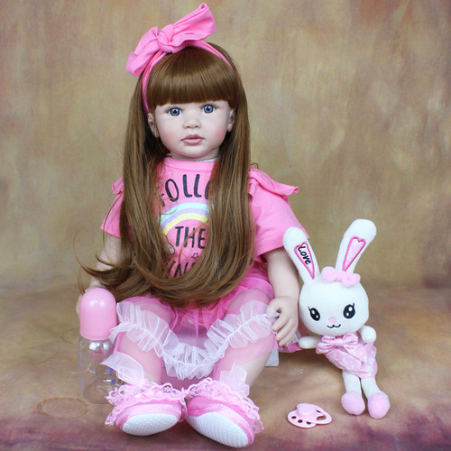 Muñeca Realista De 60 Cm, Accesorios Original Con Certificad