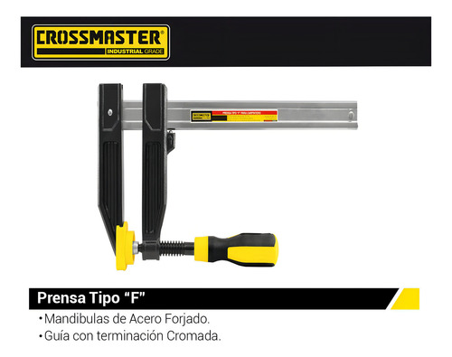 Prensa Tipo F 120 X 300 Mm Crossmaster 9937532