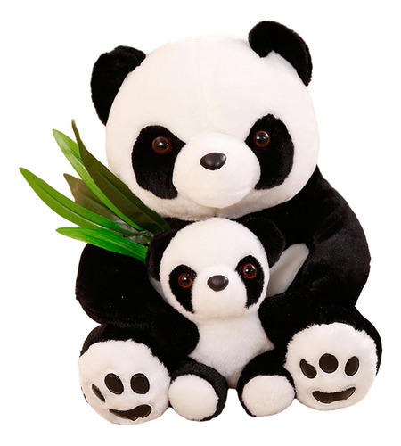 Juguetes De Peluche De Panda Para Mamá E Hijo, Muñeco 40cm