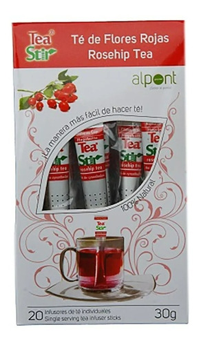 Té De Flores Rojas Alpont Tea Stir 20 Infusores 45 G