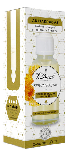 Serum Facial Antiarrugas Jalea Real Teatrical 30 Ml