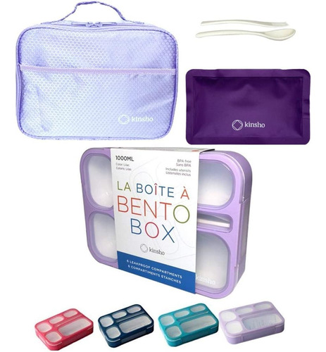 Bento Box Bolsa Y Juego De Paquete De Hielo Niños. Caj...