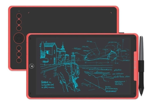 Tableta gráfica Huion Inspiroy H320M  coral red