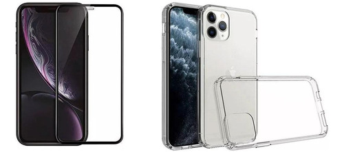 Funda Acrílico + Templado Compatible Con iPhone 11 Pro Max